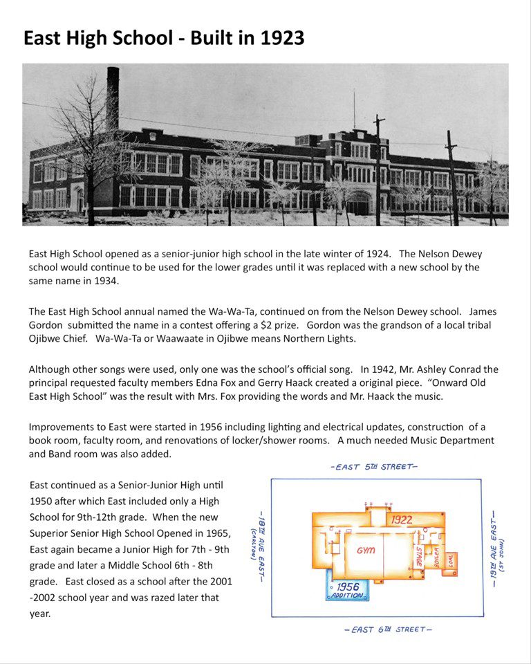 east high school in superior