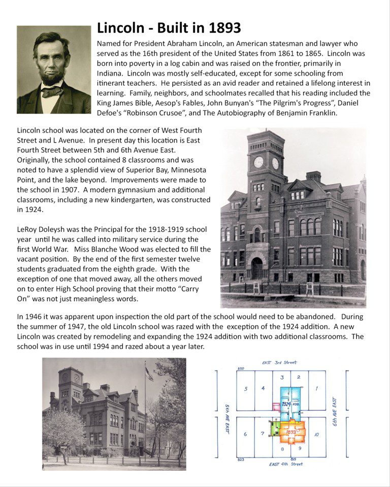 lincoln school in superior